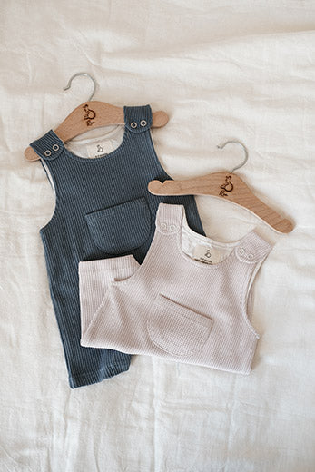 Waffle-Knit Rompers