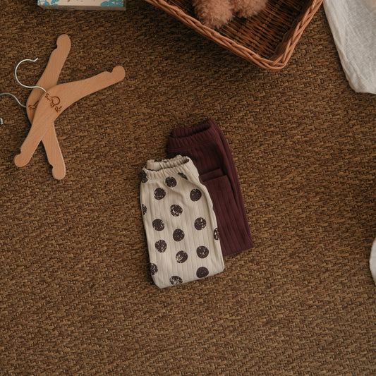 Plum Drops Leggings - Pack of 2