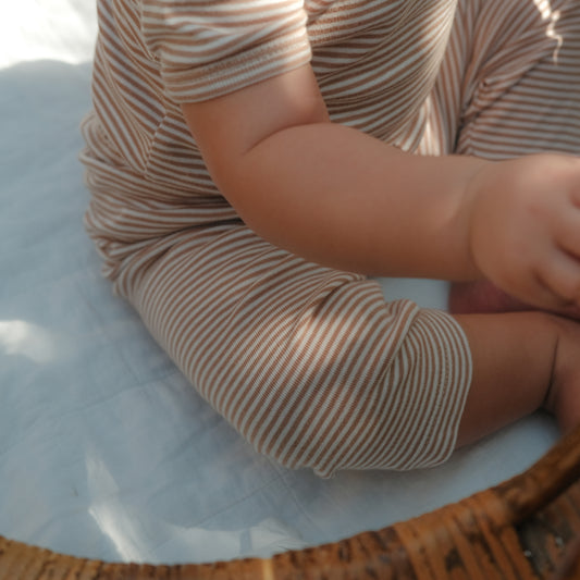 Leggings in Alabaster Bloom