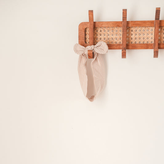 Head Band in Alabaster Bloom