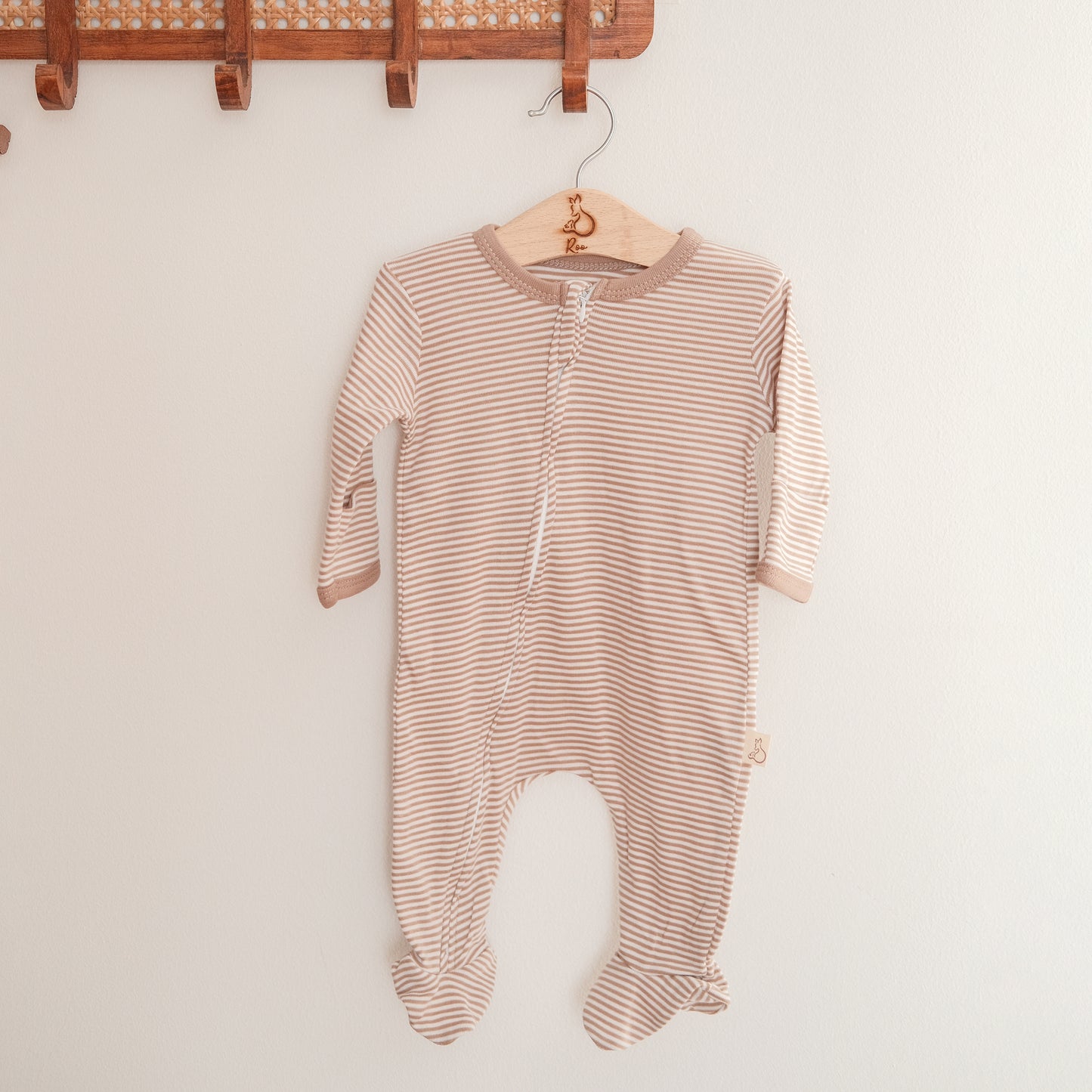 Zip-Up Footed Onesie