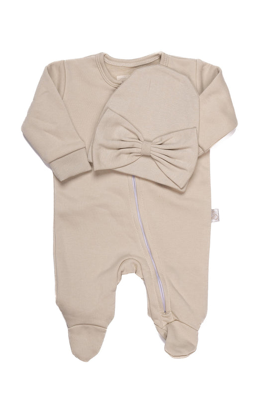 Ricepaper Pine Zip-up Winter Onesie