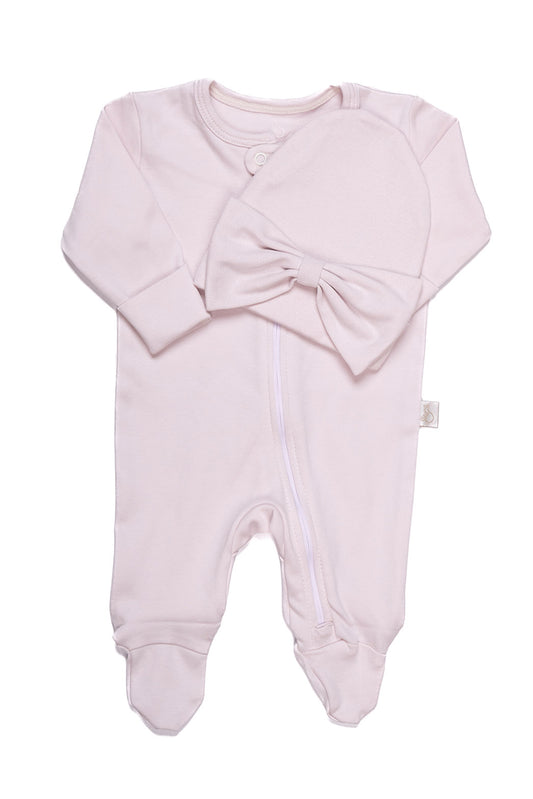 Pearl Starfish Zip-Up Onesie