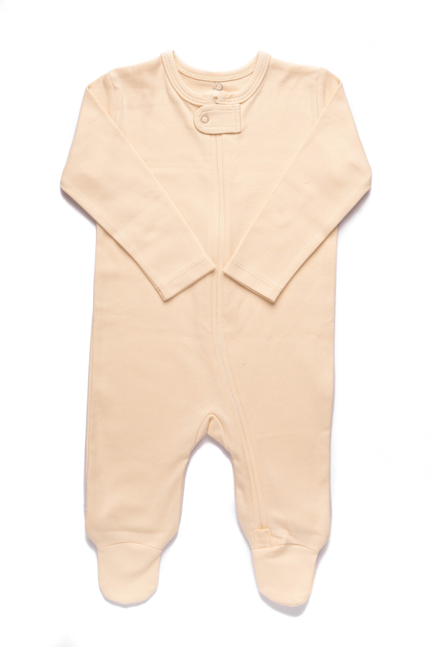 Ivory Zip-Up Onesie