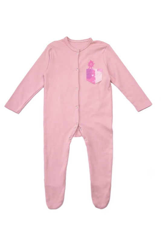 Playful Monster in Dusty Rose