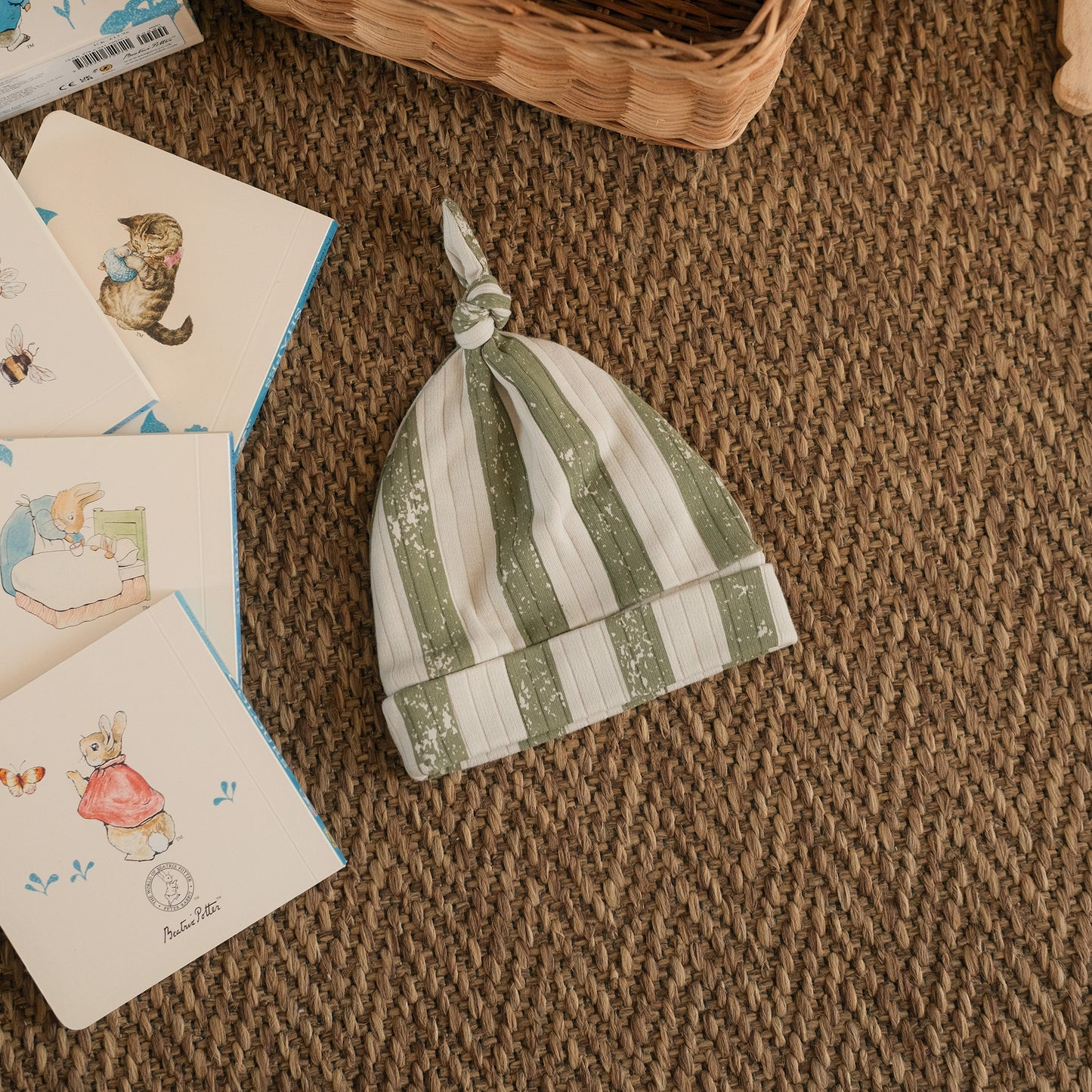 Forest stripes Knotted Hat