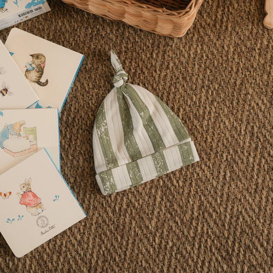 Forest stripes Knotted Hat
