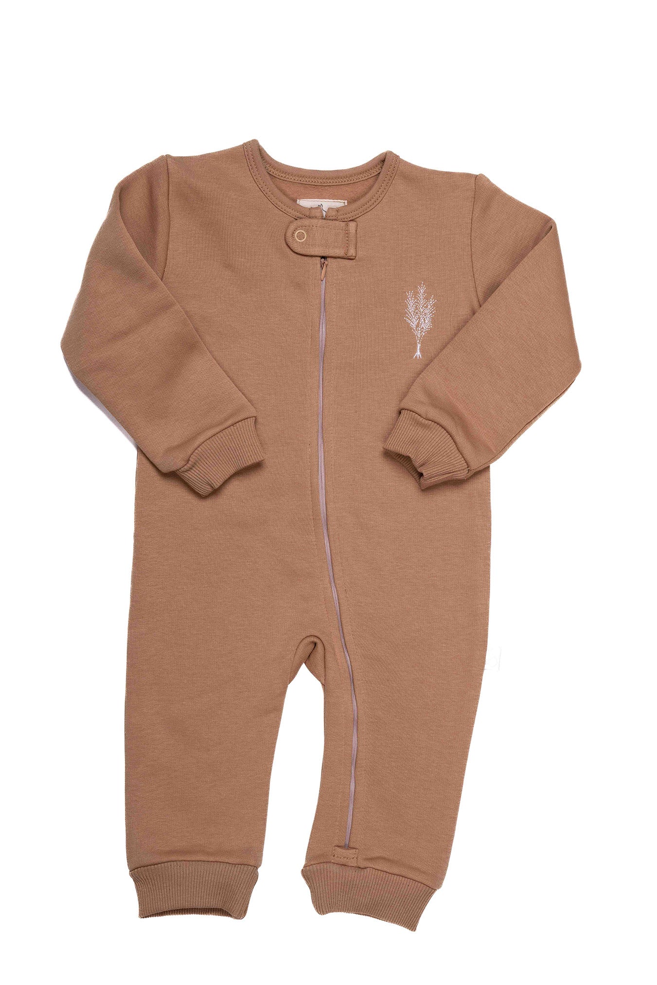 Chestnut Pampass Zip-up Winter Onesie