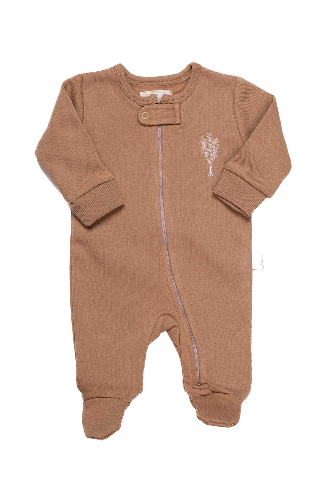 Chestnut Pampass Zip-up Winter Onesie