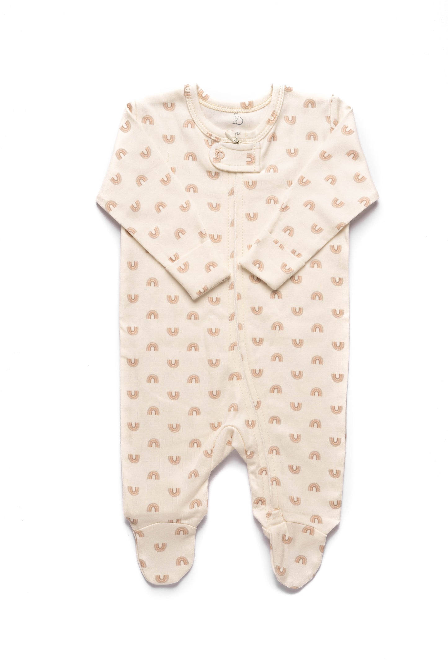 Rainbows Zip-Up Onesie